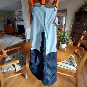 Helly Hansen No Limits Ski Pants Jr. Size 16 Light and Dark Blue